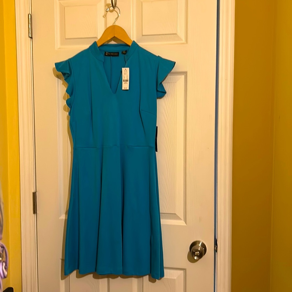 Blue dress
